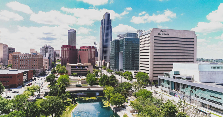 High-rise buildings in Omaha Nebraska|