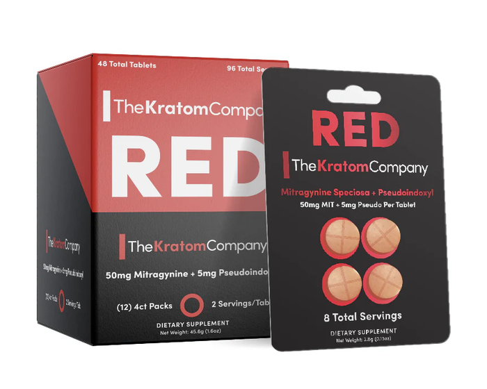 A black and red package of pseudoindoxyl tablets