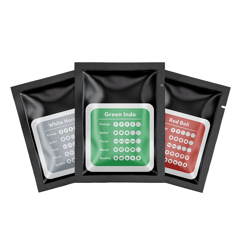 Kratom Sample Pack Back