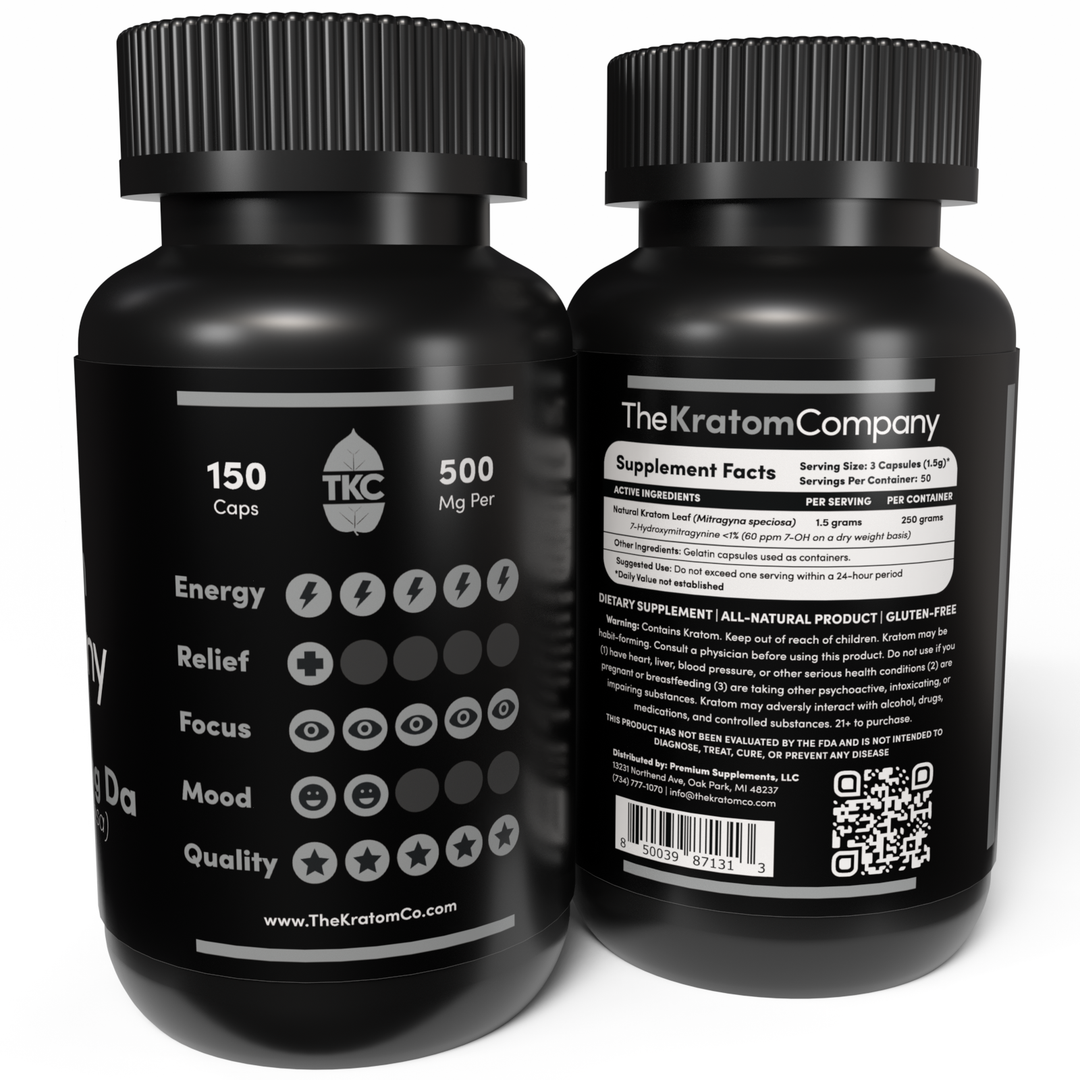 White Maeng Da Kratom Effects 150 Capsules