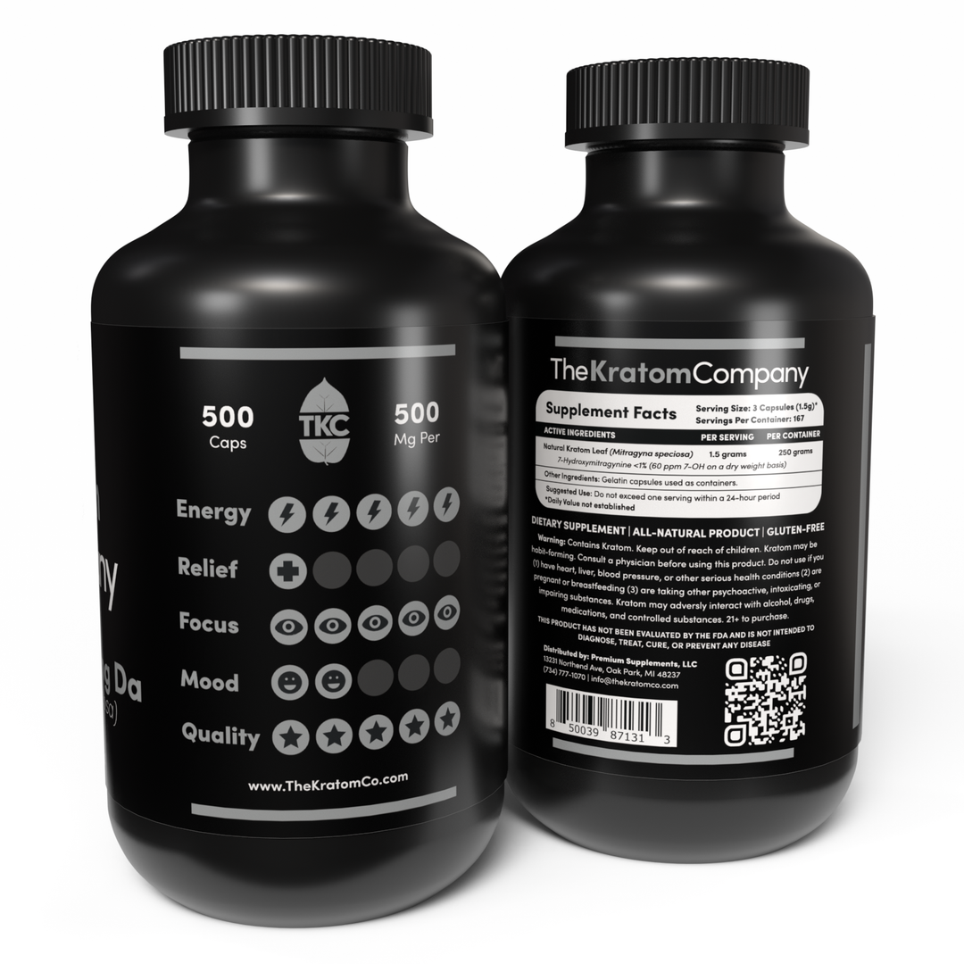 White Maeng Da Kratom Effects 500 Capsules